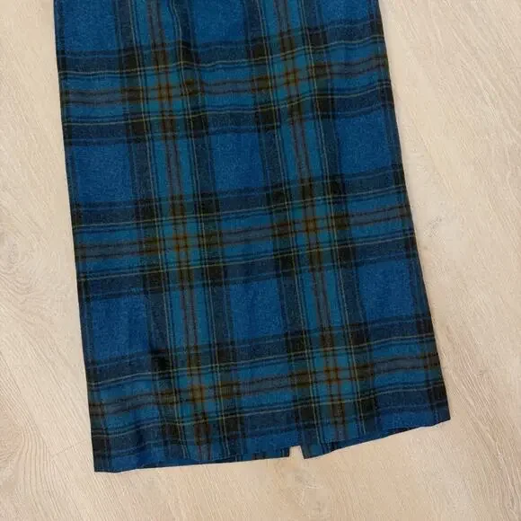Women’s Pendleton Vintage Wool Plaid MIDI Skirt Size 6 - Picture 3 of 7